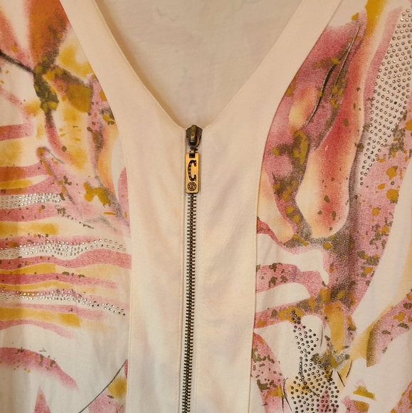 Travel Elegance Woman's Long Sleeve Full Zip Sweater - Picture 9 of 16